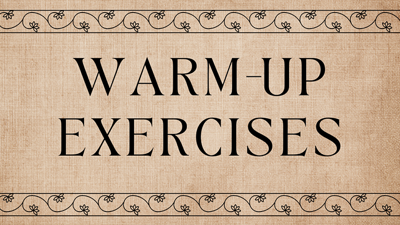 Warmup Exercise