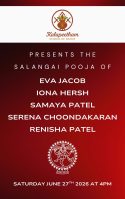 Program Flyers for Events Calendar - Kalapeetham Website - 2